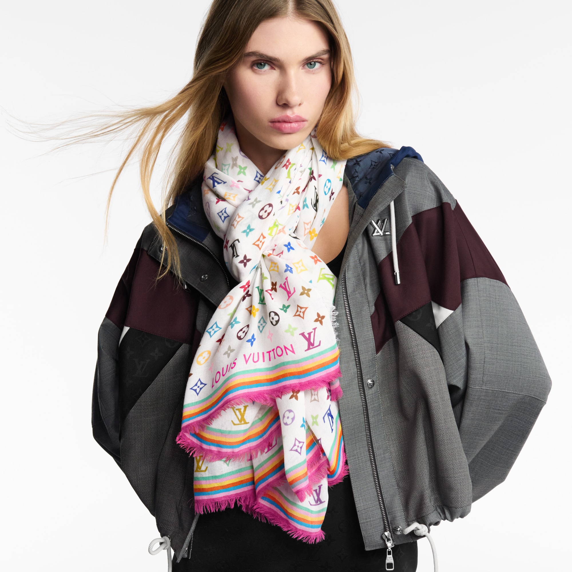 LV x TM Monogram Multicolor Stole . - Accessories | LOUIS VUITTON
